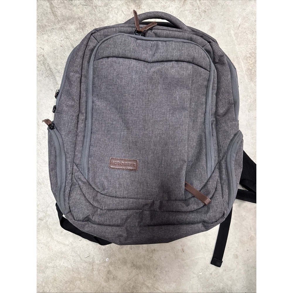 KROSER Laptop Backpack: Fits 17.3 Inch Computer , A-grey-17.3" Padded Back Cargo